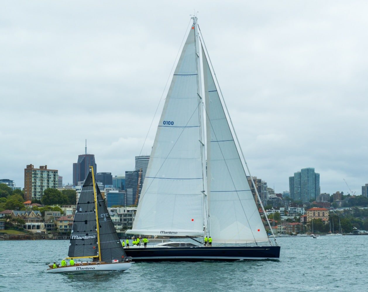 Maritimo to race the most luxurious maxi yacht and the oldest yacht in the 2024 Rolex Sydney Hobart Yacht Race